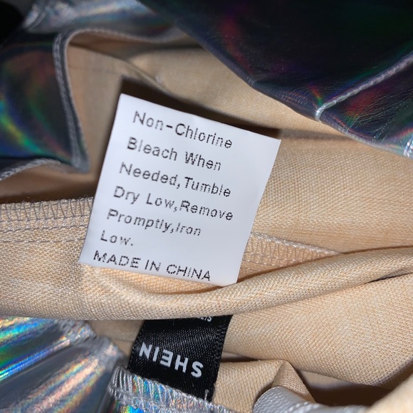 NWT shein zip back split hem pu leather sk… - Picture 15 of 15